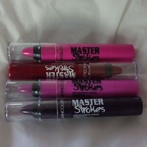 Master Stroker long wear mate lipstick. Bundle of 4.
